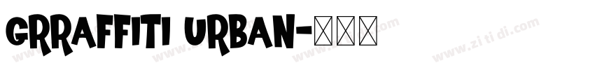 grraffiti urban字体转换